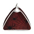 thumbnail image 3 of Lsque Spiders On A Web Printed Long Tissue Box Cover Holder, Facial Paper Organizer Dispenser,Triangle with Bottom Belt, PVC Leather Decorative Organizer, 3 of 9