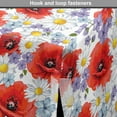 thumbnail image 4 of Flower Dog Crate Cover, Purple Flowers Poppy and Daisy Summer Nature Wildflowers Graphic, Easy to Use Pet Kennel Cover Small Dogs Puppies Kittens, 7 Sizes, Lavender Scarlet, by Ambesonne, 4 of 6