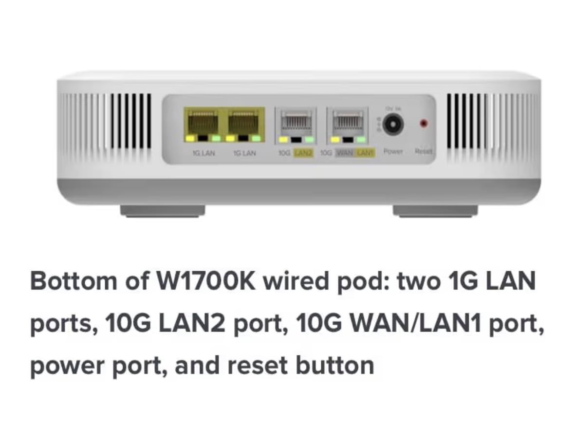 Gemtek W1700K Wi-Fi 7 10ギガ BE19000 ルーター Gemtek W1700K Wi-Fi