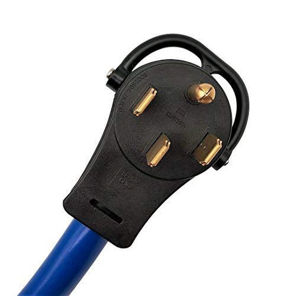 Parkworld 886740 RV 14-50P Male Right Angle with Handle to Welder Right Angle 6-30R Female 40AMP Adapter cord