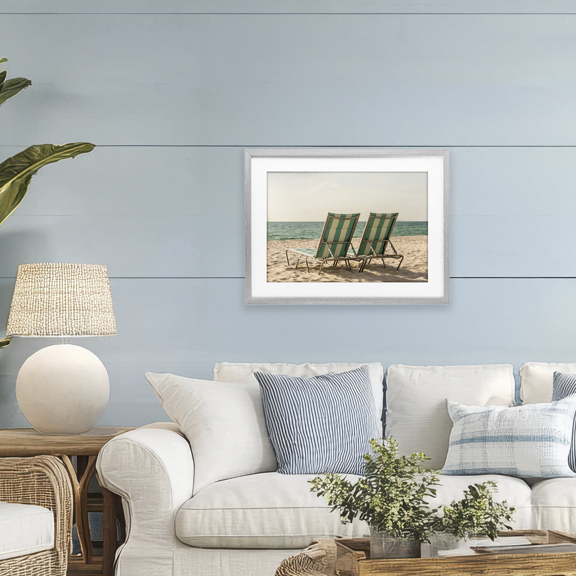 Stupell Industries Invitation To Relaxation Gray Framed Print Under Glass, design by Elena Chukhlebova