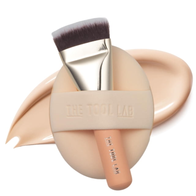 Set de maquillaje THE TOOL LAB All Day Cover Duo con brocha y esponja