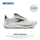 thumbnail image 2 of Zapatillas para Hombre Brooks Ghost 17 Running Blanco/Negro 7.5, 2 of 6