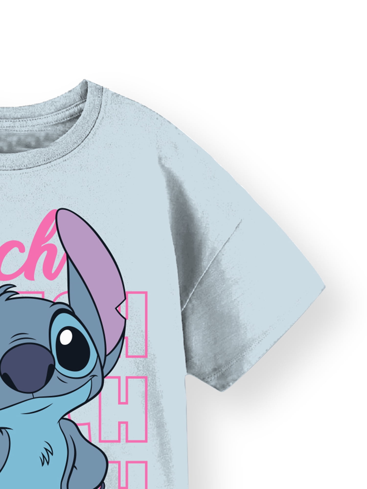 Disney Lilo & Stitch Girls Short Sleeve Graphic T-Shirt, Sizes 4-16 & Plus