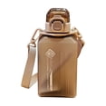 thumbnail image 1 of Plastic Cup With Lid 18 cm Tall Sports Water Bottle For Direct Drinking Fast Heat Dissipation Low Temperature Storage, 1 of 6