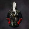 thumbnail image 4 of Unisex Spider Superhero Graphic Zip Up Hoodie Casual Loose Fit Long Sleeve Cosplay Jacket Sweatshirt with Pockets for Adults Halloween Costumes, 4 of 8