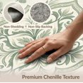 thumbnail image 6 of ODIKA 6'x9' Washable Area Rug Easy Care, Non-Shedding, Farmhouse Balanced Composition Cream Forest Vintage Hardwood for Queen Size Bedroom Under Bed Master Suite, 6 of 7