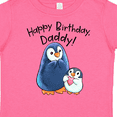 thumbnail image 4 of Inktastic Happy Birthday, Daddy- Cute Penguins Boys or Girls Toddler T-Shirt, 4 of 5