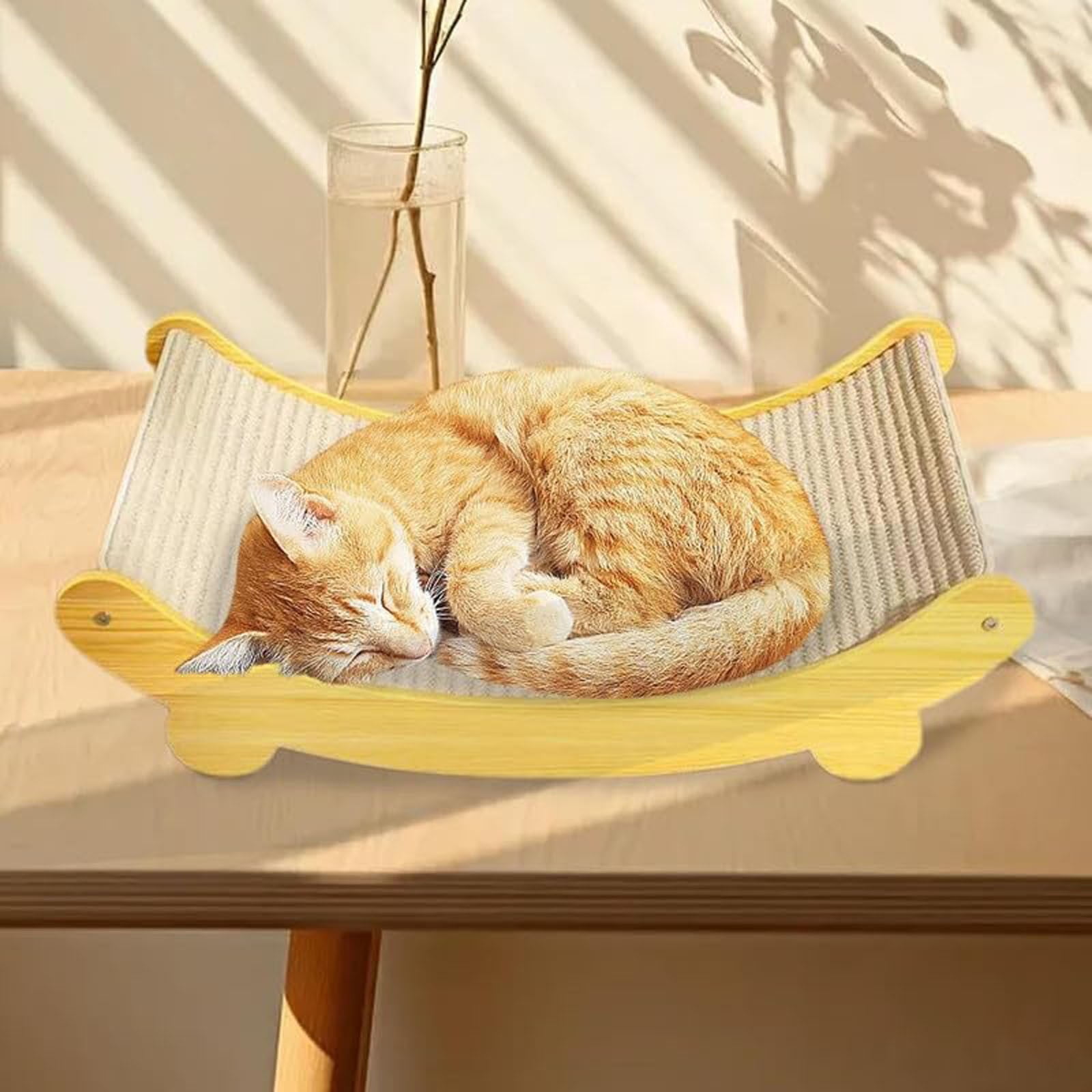 Sisal Cat Scratcher Pad for Furniture – Cushy Scratcher for Cats Pet Supplies
