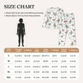 thumbnail image 4 of Lsque Funny Chicken Pattern Long Sleeve Pajama Set for Women - Soft 2-Piece Sleepwear and Loungewear Set with Pockets, Comfy Nightwear-XX-Large, 4 of 7