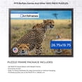 thumbnail image 2 of ArtToFrames 26.75x19.75 Inch - 68x50 CM Black Puzzle Frame for 1000 piece Puzzles.1.25 Inch Custom Wood Puzzle Frames, Black with Beads - Comes with Economy Acrylic, 2 of 6