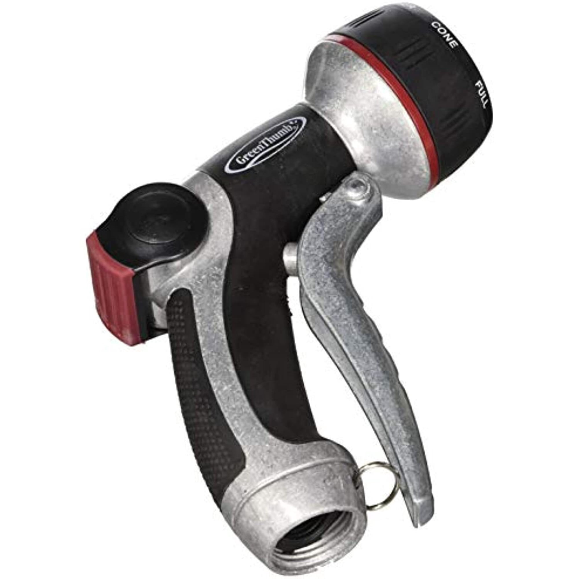 Green Thumb T311-GTDI 7-Pattern Hose Nozzle, Front-Trigger, Heavy-Duty Metal - Quantity 1