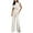 AA-White, variant on QATAINLAV Womens Solid Color Irregular Tops and High Waist Wide Leg Trousers 2 Piece Sets Sleeveless Crewneck Vest Jumpsuits White L Ofertas Del Dia de Hoy Relampago