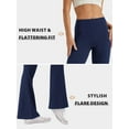 thumbnail image 5 of Women's High Waist Bootcut Yoga Pants Tummy Control Workout Flare Leggings, 5 of 6