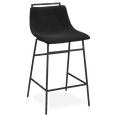 thumbnail image 1 of Bouclair Tabouret de Comptoir en Tissu et Métal Noir, 1 of 6