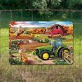 thumbnail image 2 of Placa Metal Vintage Pintura Hierro Rectangular Granja Arte Pared Del 30x20cm, 2 of 9