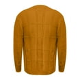 thumbnail image 2 of Men's Classic Crew Neck Plaid Knitted Sweater Casual Long Sleeve Checkered Pullover, 2 of 5