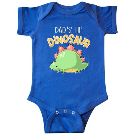 

Inktastic Dad s Lil Dinosaur with Cute Stegosaurus Gift Baby Boy or Baby Girl Bodysuit
