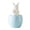 Blue-C, variant on Mini Ceramic Rabbit Figurines, Porcelain Easter Bunny Decorations for Home, Tabletop Ornamen