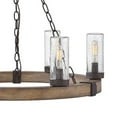 thumbnail image 5 of 29206SQ-LV Hinkley Lighting Sawyer - 6 Light Medium Outdoor Hanging Lantern in Rustic Style - 24 Inches Wide by 23.25 Inches High-Sequoia Finish-LED, 5 of 6
