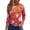 Earthy Yellow #077, variant on Halloween Shirts for Women Spider Ghost Crew Neck Spooky Tunics Pumpkin Bat Cute 3/4 Sleeve Scary Blouses M