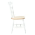 thumbnail image 6 of SAFAVIEH Parker Solid 17 in. H Spindle Dining Chair, White/Natural, Set of 2, 6 of 13