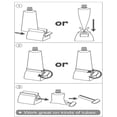 thumbnail image 4 of Exprimidor de pasta de dientes manual con rodillo rojo Efficient Bathroom Aid, 4 of 6