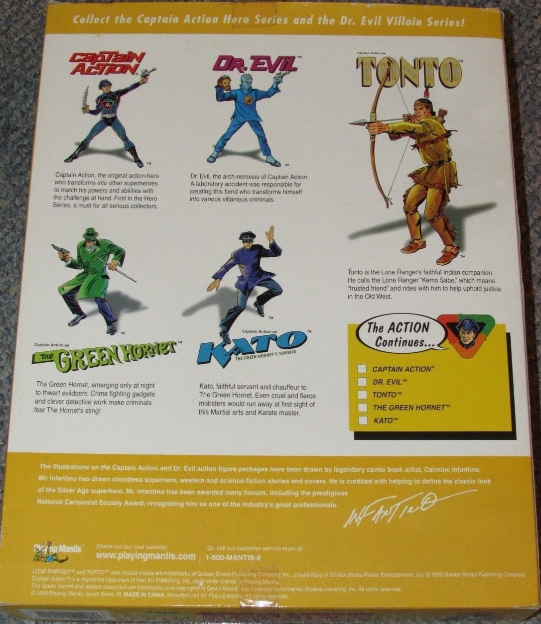 Captain Action Playing Mantis | eBay