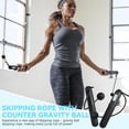 thumbnail image 5 of PONPRNGY 1Pc Skipping Rope with Counter, Cordless Jump Rope, Smart Weighted Jump Rope, Adjustable Digital Counting Jump Ropes, Cordless Weighted Jump Rope for Lose Weight, Burn Calories, 5 of 8