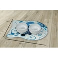 thumbnail image 2 of Simply Daisy Summer Splash Fish Shape Pet Feeding Mat for Cats, 2 of 3