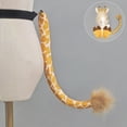 thumbnail image 7 of Vjnyvs Giraffe Headband Gloves Tail Set Animal Theme Party Accessory, 7 of 7