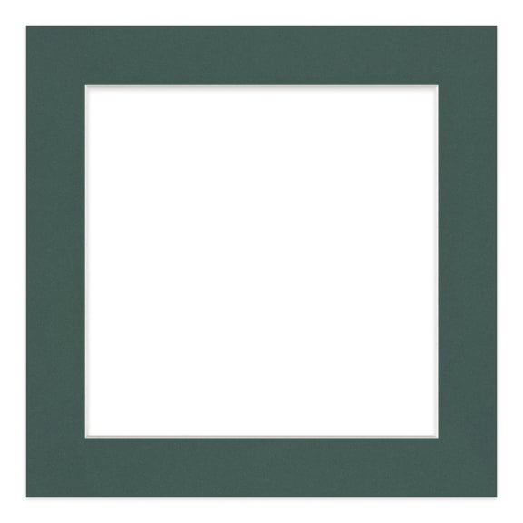Spruce Green Picture Frame Mat for 10x10 Frames - Fits 8x8 Photos - 1 Mat