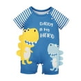 thumbnail image 5 of guohui Baby Short Sleeve Rompers Baby Shower Gifts with Dinosaur Print Infant Coveralls 12 to 18 Month, 5 of 9