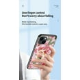 thumbnail image 4 of This OnePlus 7pro phone case comes with a 360° rotating metal ring, making it convenient to carry. It features a magnetic stand and a floral pattern., 4 of 6