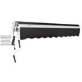 thumbnail image 2 of Awntech 12' x 10' Maui Left Motor Left Motorized Patio Retractable Awning, Black, 2 of 6