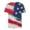 thumbnail image 5 of IROINNID 4th of July T-Shirt For Women Fashion Summer Loose Casual Blouse Round Neck Women Tops USA 4th Of July, 5 of 5