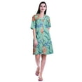 thumbnail image 2 of Moomaya Plus Size Shirts For Women Printed Button Down Shirts Summer Dress-S-XXL, 2 of 6