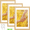 Classic Wood Grain, variant on Auralyn Home 16x24 Picture Frames Set of 3, Fits 12x18 with Mat or 16x24 Without Mat, Includes Hanging Kit, Wood Grain