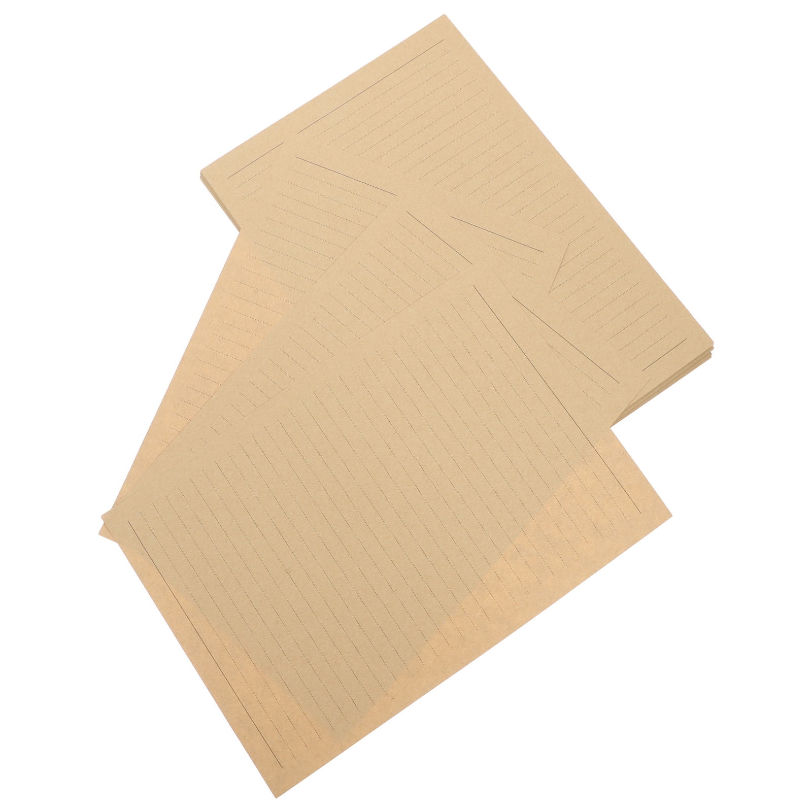 OFFIGAM Vintage Kraft Letter Paper with Lined Stationery for Office Personal Writing and Projects