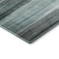 thumbnail image 3 of Addison Rugs Mayfield Premium Machine Washable Transitional Stripes Teal Rectangle Rug, 10' X 14' Machine Washable Transitional Stripes Teal Oversized Sherpa Throw Blanket, 3 of 6