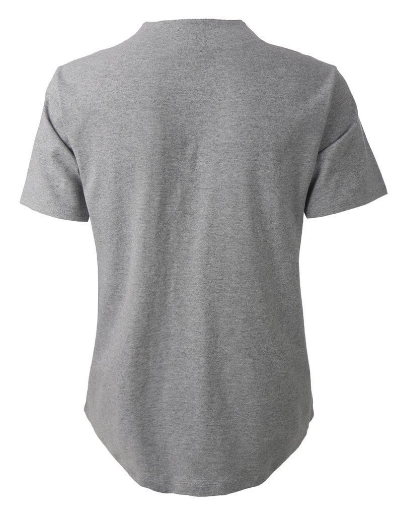 Ma Croix Men's Cotton Baseball Jersey Plain Button Down Short Sleeve Atheletic Sports Tee Shirts