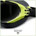 thumbnail image 5 of Dolfino Tidal Adult Mirrored Swim Goggle, Black/Yellow, Unisex, 5 of 8
