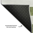thumbnail image 3 of Addison Rugs Mayfield Washable Transitional Stripes Olive Rectangle Rug, 3' x 5', 3 of 6