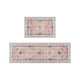 thumbnail image 2 of Two Piece Non Slip Kitchen Floor Mats Treadmill Rug Set Doormat Boho Doormat Rubber Rug Indoor Floor Mats, 2 of 6