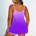 thumbnail image 4 of SwiftWear Women's Plus Size Camisole Spaghetti Strap Tank Top Pleated Loose Scoop Neck Gradient Summer Tunic Top for Casual Daily Wear, 4 of 6