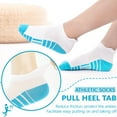 thumbnail image 4 of Kids Boys Socks, 12 Pairs Ankle Athletic Low Cut Half Cushion Socks for Boys Girls Toddler 1-14 Years, 4 of 5