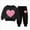 B1-Black, variant on Toddler Baby Girl Fall Outfits Pullover Sweatshirt & Pants Set Winter Sweatsuit 6-12 Months 12-24 Months 2t 3t 4t 5t 6t 7t 8t 9t Children,Soft 9-10 Years