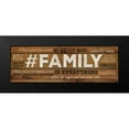 thumbnail image 2 of Rae, Marla 14x7 Black Modern Framed Museum Art Print Titled - FAMILY is Everything, 2 of 5