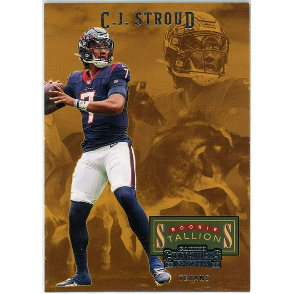 NFL 2023 Panini Contenders Rookie Stallions CJ Stroud #6 (Rookie)