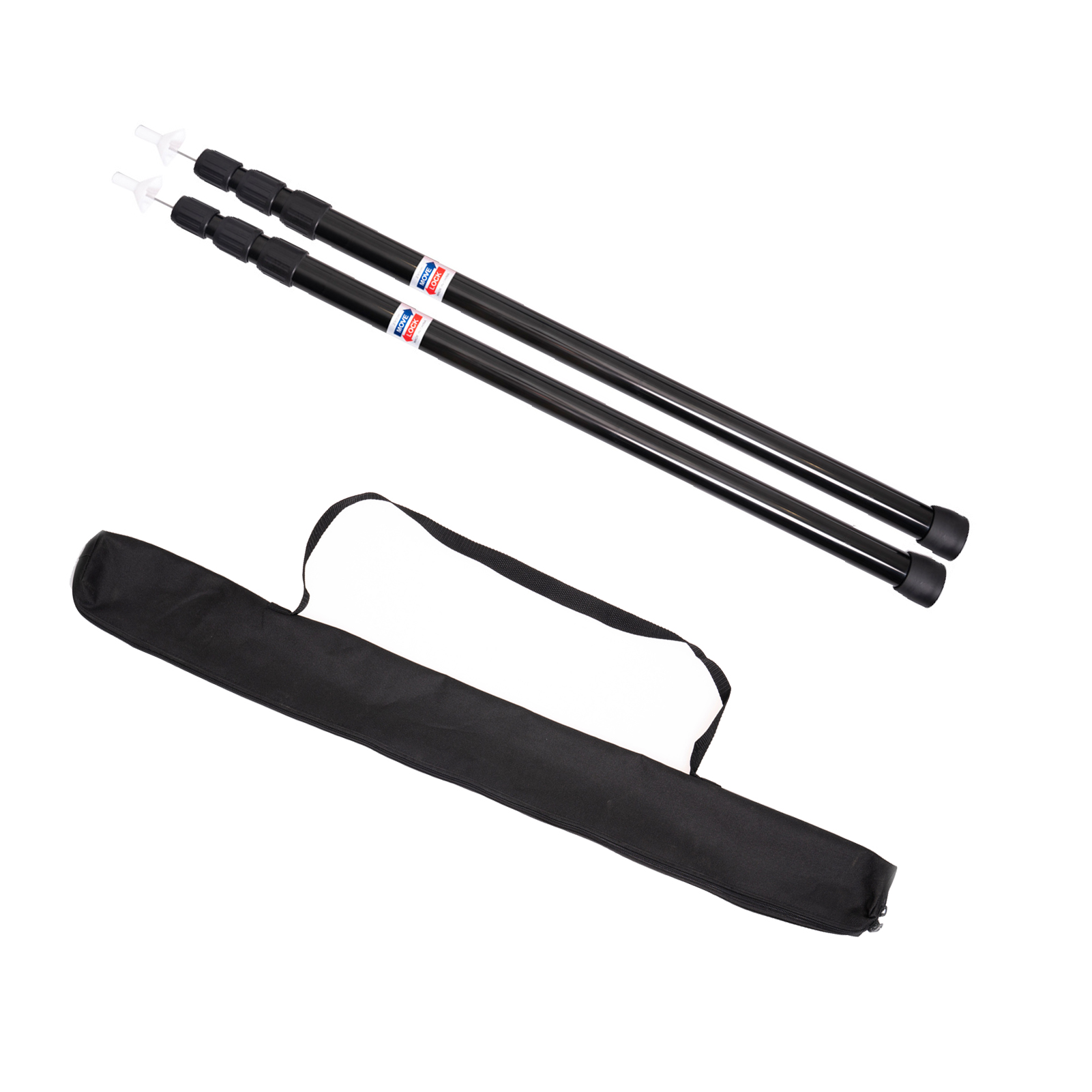 Mini Adjustable Telescoping Support Rods Aluminum Alloy Shelter Rod Galapare Adjustable Aluminum Tent Poles ...